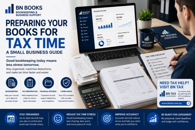 Preparing Your Books for Tax Time: A Small Business Guide