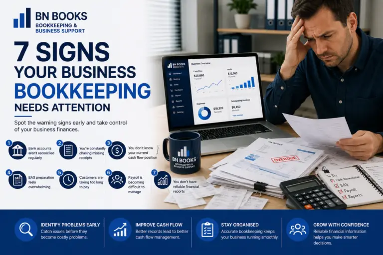 7 Signs Your Business Bookkeeping Needs Attention